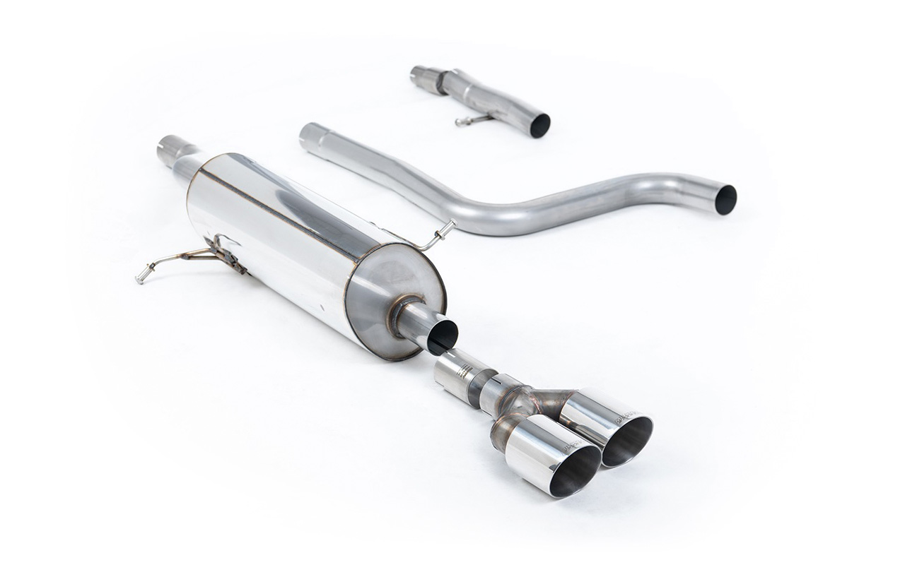 Ligne GPF-back résonnée style ST (GT-90 polis) MILLTEK – Ford Fiesta (VIII) 1.0T Ecoboost 155 ch – SSXFD403