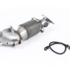 Downpipe moulé avec catalyseur sport HJS MILLTEK – Honda Civic (9TH) 2.0T Type R 310 ch – SSXHO230