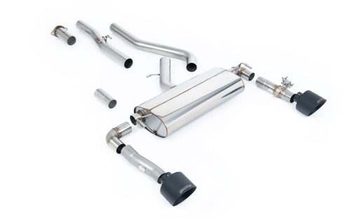 Ligne GPF-back à valves (embouts GT-139 Cerakote noir) MILLTEK – Hyundai Kona 2.0T "N" 280 ch – SSXHY172