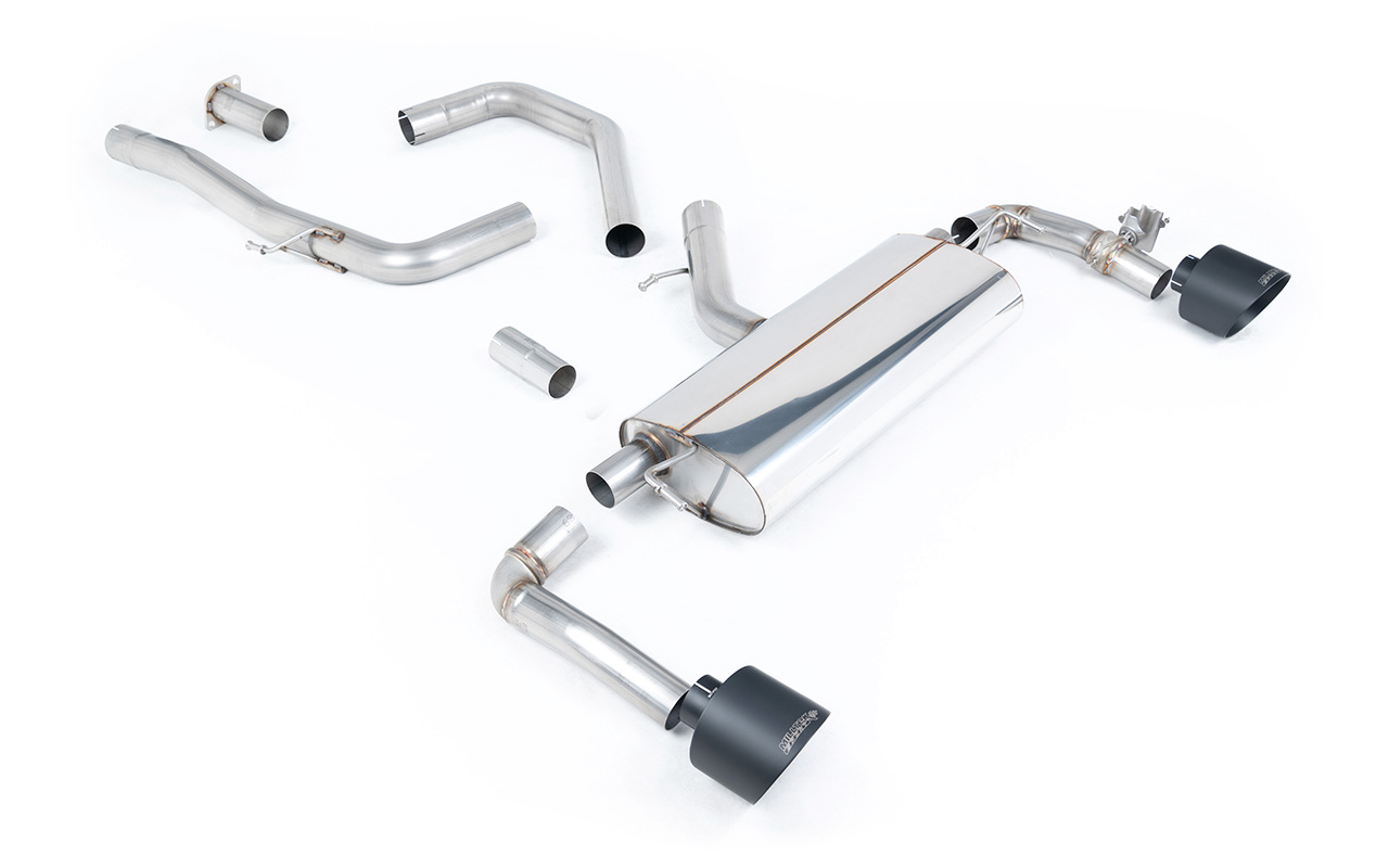 Ligne GPF-back (embouts GT-139 Cerakote noir) MILLTEK – Hyundai i30 2.0T "N" 280 ch – SSXHY167