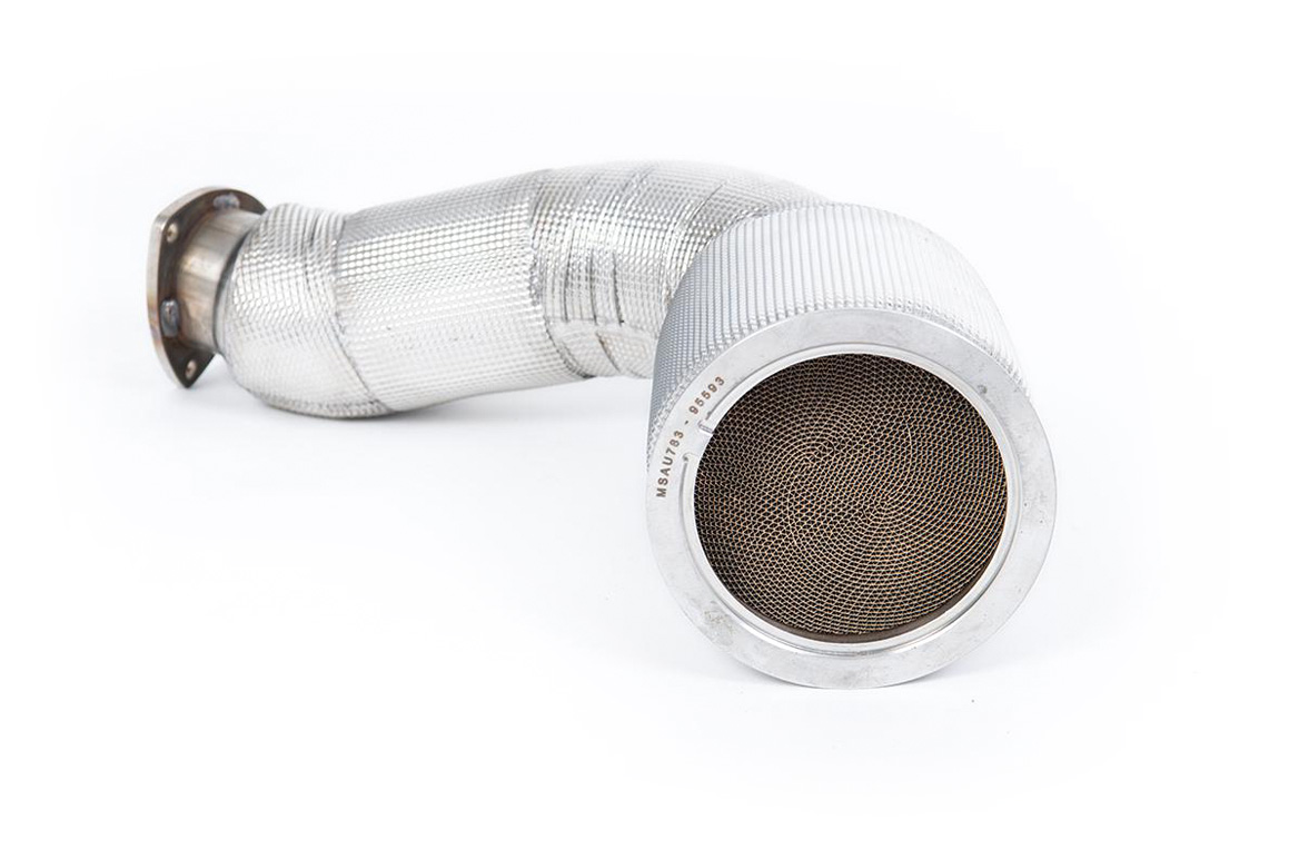 Downpipe gros diamètre avec catalyseur sport haut débit MILLTEK – Lamborghini Urus 4.0 V8 Bi-Turbo 650 ch – SSXLM108