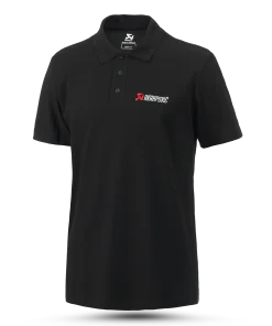 Polo Logo noir homme AKRAPOVIC
