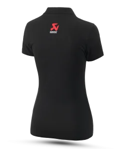 Polo Logo noir et rouge femme AKRAPOVIC – Image 3
