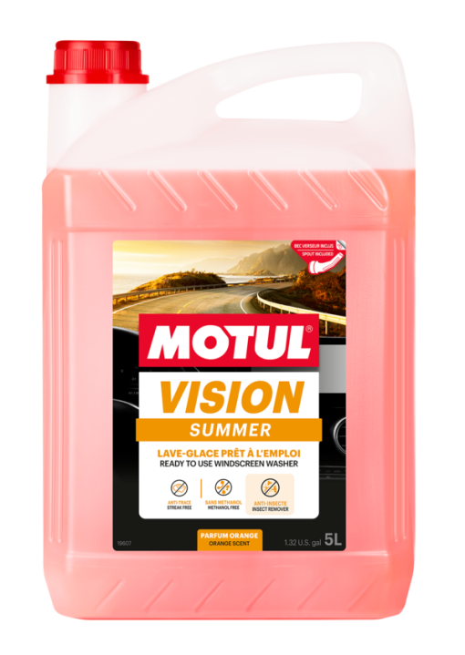 Liquide lave-glace Vision Eté anti-insectes (5 L) MOTUL – 107789
