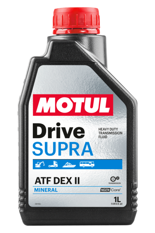 Huile de boîte automatique et direction assistée Drive Supra ATF DEX II (1 L) MOTUL – 114387