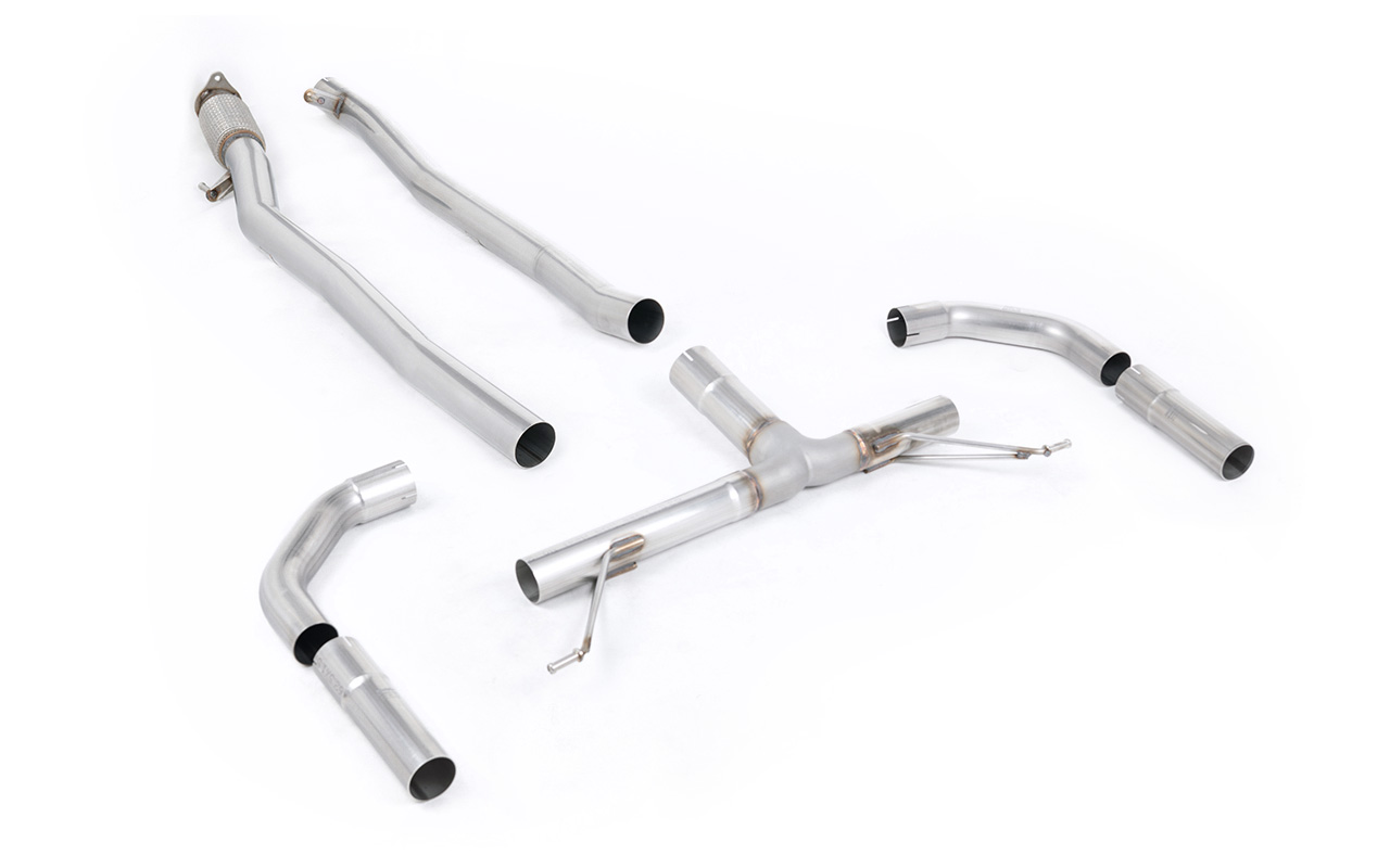 Cat-back non résonné sans valve (embouts d'origine) MILLTEK – SSXMZ146
