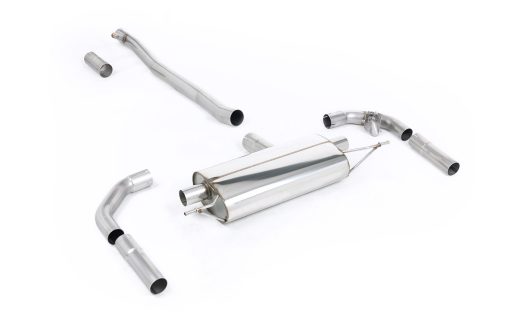 Ligne front pipe-back résonnée à valves (embouts d'origine) MILLTEK – SSXMZ140
