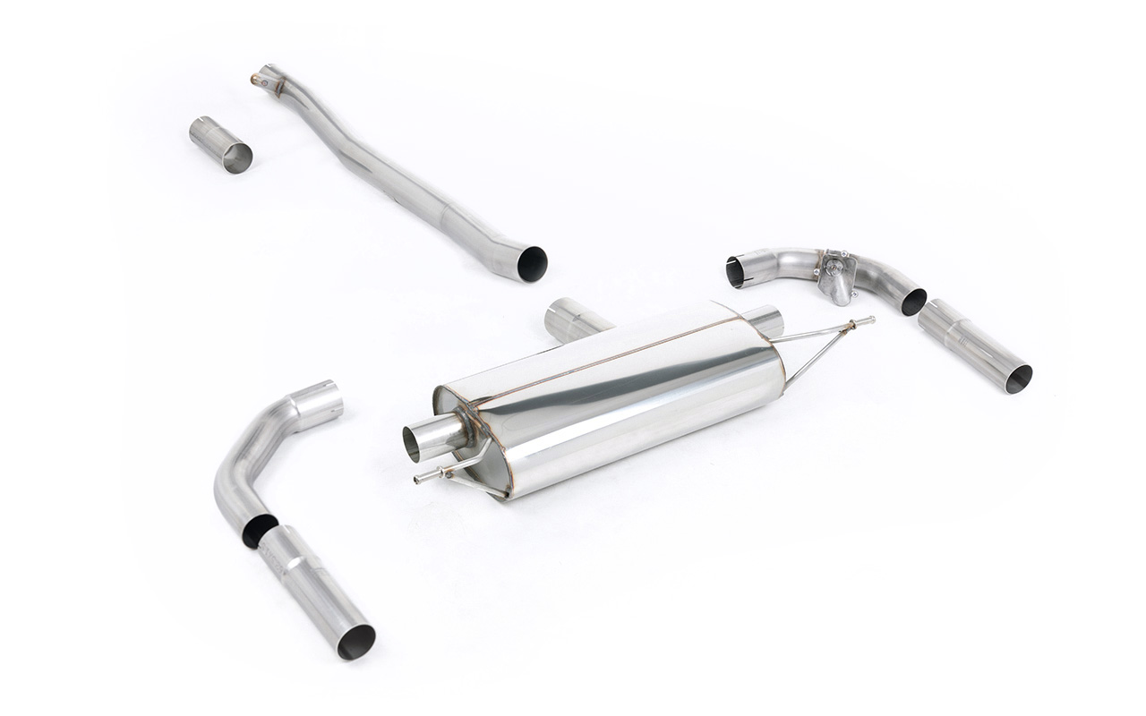 Ligne front pipe-back résonnée à valves (embouts d'origine) MILLTEK – SSXMZ140