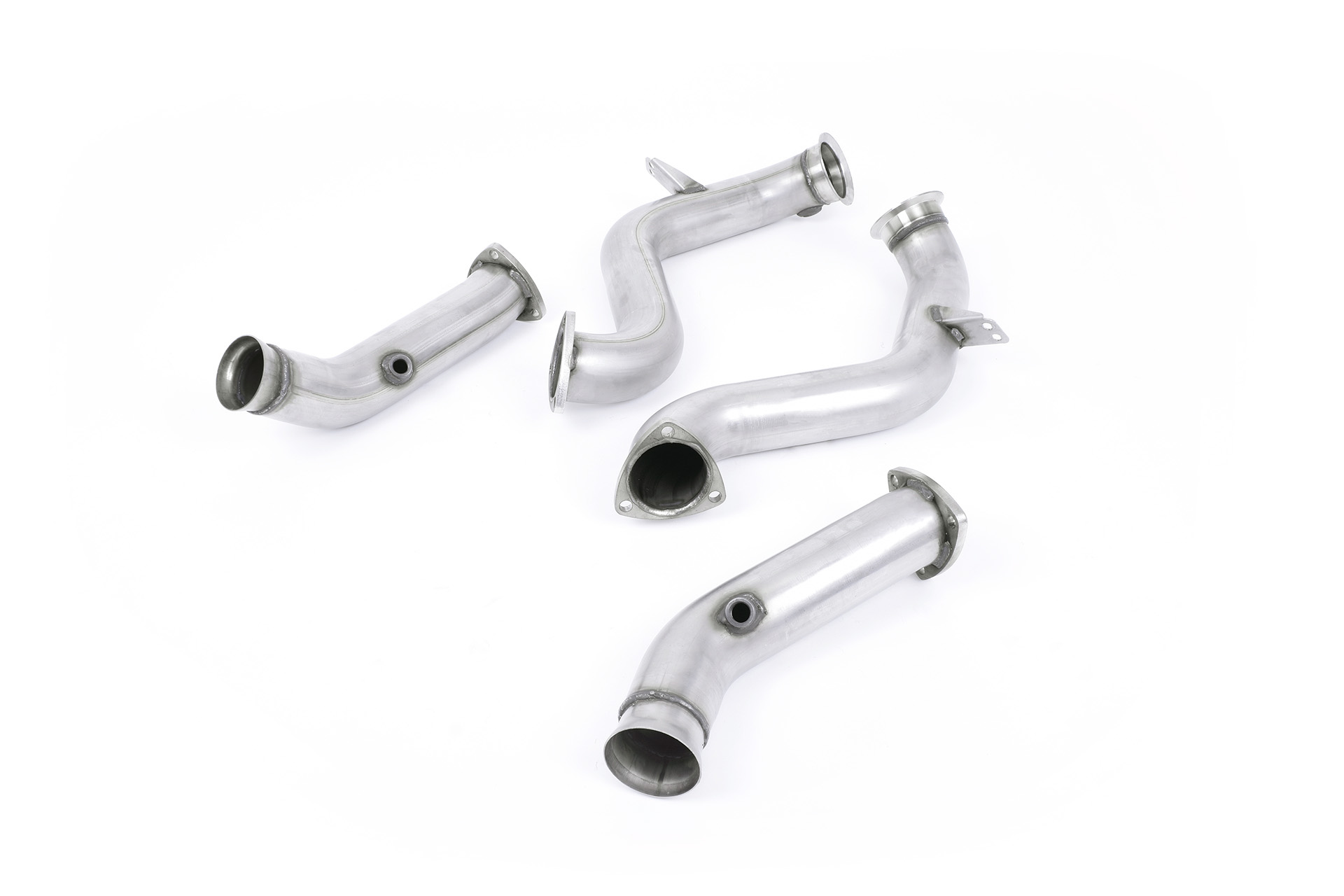 Paire de downpipes gros diamètre sans catalyseur MILLTEK – SSXMZ119