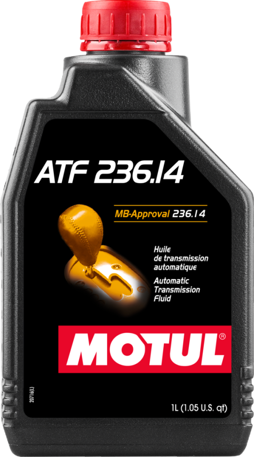 Huile de boîte automatique et direction assistée ATF 236.14 (1 L) MOTUL – 105773
