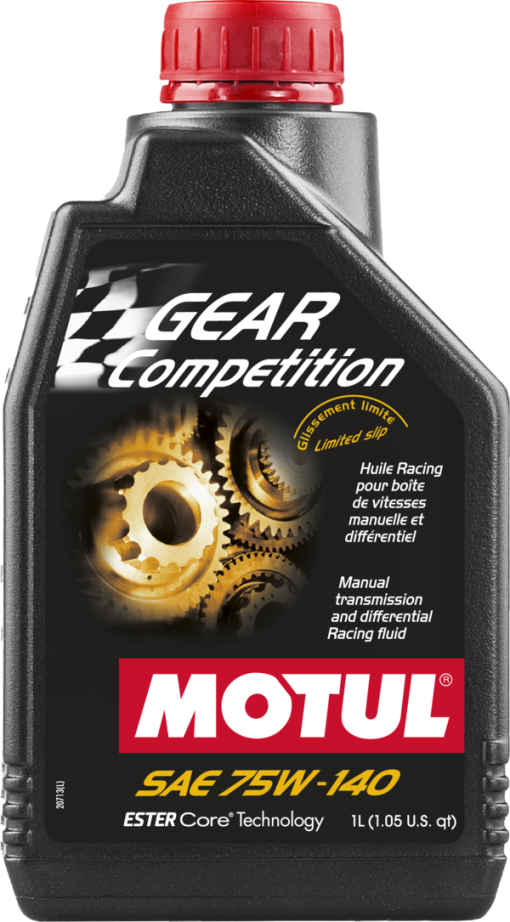 Huile de boîte et pont autobloquant Gear FF Compétition 75W140 (1 L) MOTUL – 105779