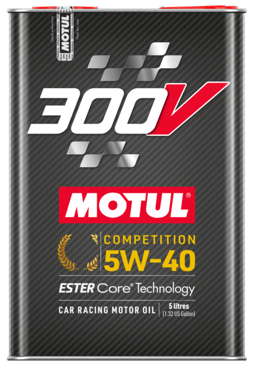 Huile moteur 300V Compétition 5W40 (5 L) MOTUL – 110818