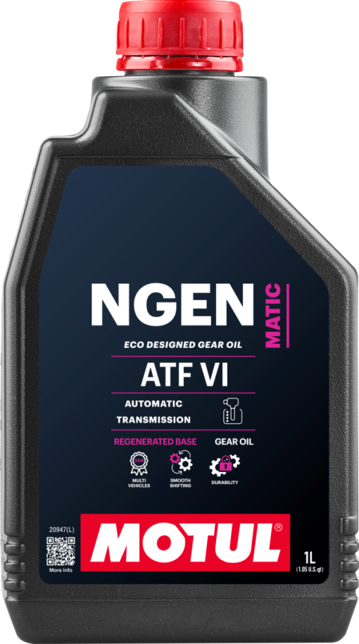 Huile de boîte automatique et direction assistée NGen Matic ATF VI (1 L) MOTUL – 113146