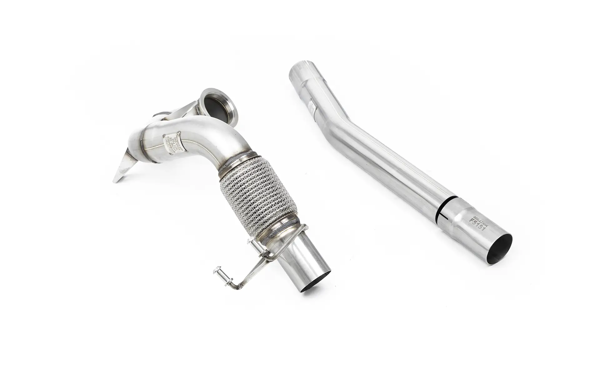 Downpipe (décata cat-back de la gamme) MILLTEK – Volkswagen Polo (VI A0) GTI 2.0 TSI 200 ch