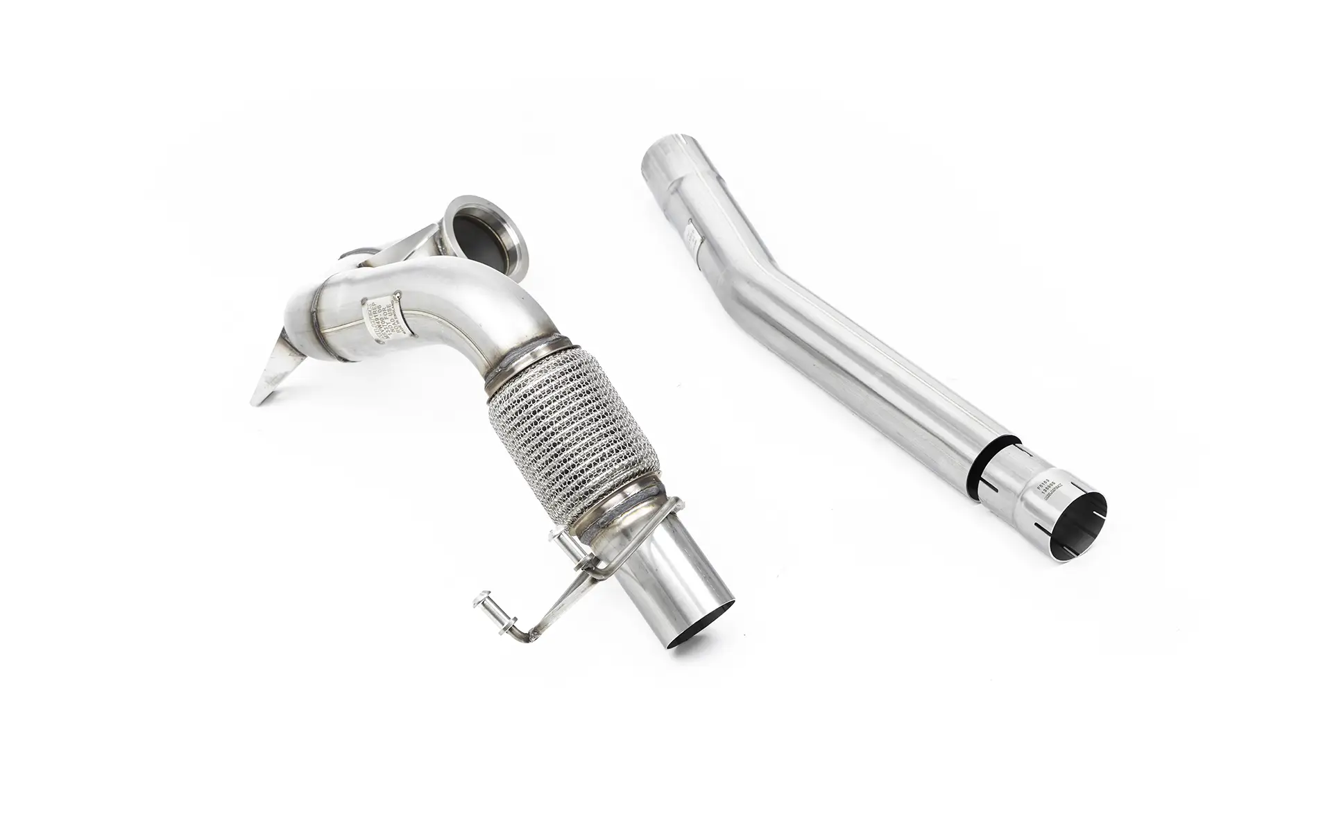 Downpipe (décata cat-back d'origine sans GPF) MILLTEK – Volkswagen Polo (VI A0) GTI 2.0 TSI 200 ch