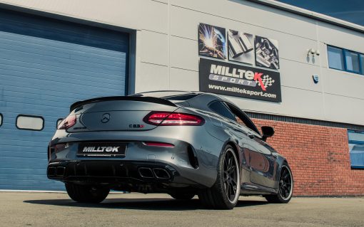 Silencieux arrière avec contrôle de valves MILLTEK – Mercedes C (W205) 63 AMG 4.0 / 63 AMG S 4.0 – SSXMZ120