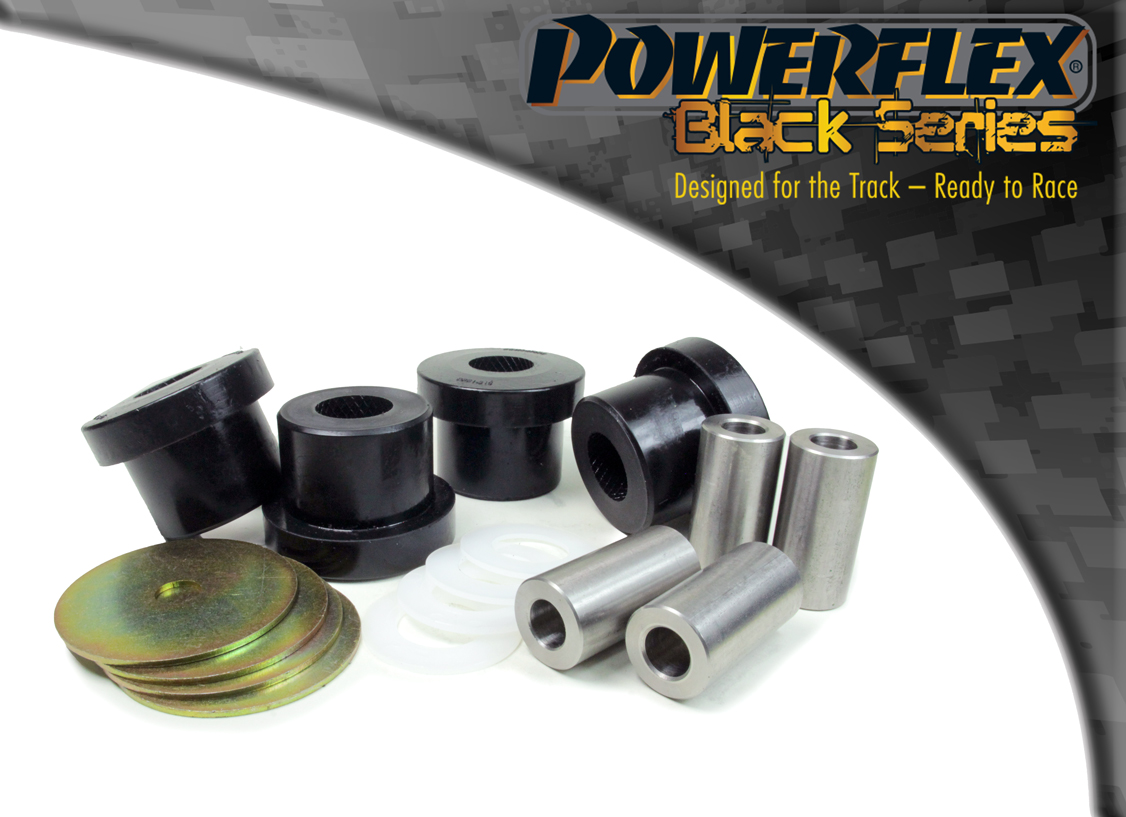Silentblocs de bras de suspension supérieur avant "Black Series" (4 pcs) POWERFLEX – Alfa Romeo 147 / 156 / GT / 166 – PFF1-815BLK