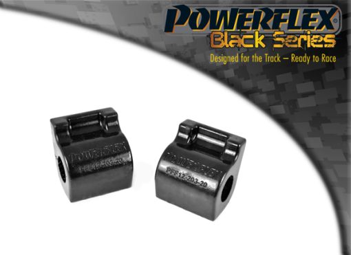 Silentblocs de barre anti-roulis Ø20 mm "Black Series" (paire) POWERFLEX – Citroën C2 / C3 – PFF12-203-20BLK