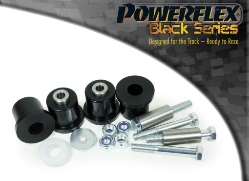 Silentblocs de bras de suspension arrière Ø37 mm "Black Series" (4 pcs) POWERFLEX – Audi Cabriolet (8G) – PFF3-101BLK