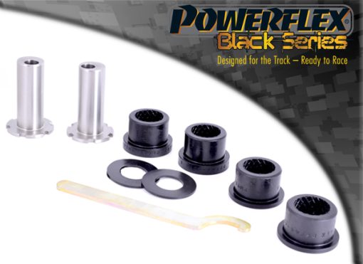 Silentblocs avant de bras de suspension avant "Black Series" (carrossage réglable POWERFLEX – Mitsubishi Lancer Evolution – PFF44-401GBLK