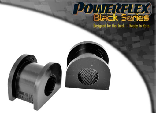 Silentblocs de barre anti-roulis Ø25 mm "Black Series" (paire) POWERFLEX – Mitsubishi Lancer Evolution (X) 2.0T MIVEC 295 ch – PFF44-403-25BLK