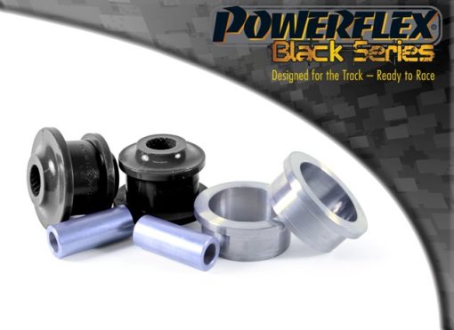 Silentblocs arrière de bras de suspension avant "Black Series" (paire) POWERFLEX – Mitsubishi Colt / Smart ForFour – PFF44-502BLK