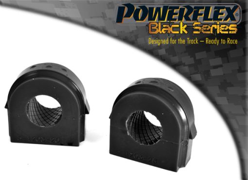 Silentblocs de barres anti-roulis avant Ø28 mm "Black Series" (paire) POWERFLEX – PFF5-1203-28BLK