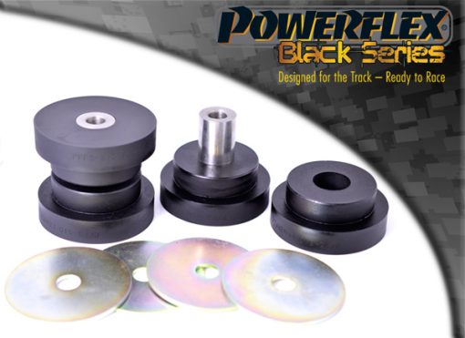 Silentblocs entre châssis et renfort inférieur "Black Series" (paire) POWERFLEX – BMW Série 5 (E39) – PFF5-510BLK