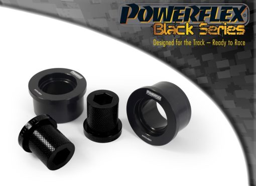 Silentblocs de triangles avant Ø66 mm "Black Series" avec inserts en alu (paire) POWERFLEX – BMW Z4 / Série 3 – PFF5-5601BLK