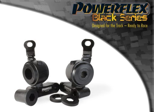 Silentblocs arrière de bras de suspension avant avec support "Black Series" (paire) POWERFLEX – PFF5K-101BLK