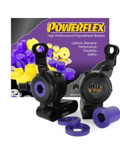 Silentblocs arrière de bras de suspension avant avec support (paire) POWERFLEX – PFF5K-201