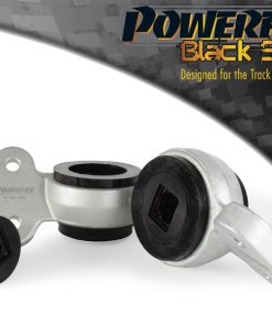 Silentblocs arrière de bras de suspension avant avec support "Black Series" (paire) POWERFLEX – BMW Z4 / Série 3 – PFF5K-4601BLK