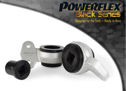 Silentblocs arrière de bras de suspension avant avec support "Black Series" (paire) POWERFLEX – BMW Z4 / Série 3 – PFF5K-4601BLK