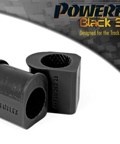 Silentblocs internes de barre anti-roulis Ø28 mm "Black Series" (paire) POWERFLEX – Renault Clio (II) V6 3.0 – PFF60-202-28BLK