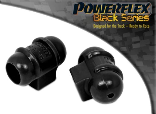 Silentblocs externes de barre anti-roulis "Black Series" (paire) POWERFLEX – Renault Clio (II) – PFF60-207-23BLK