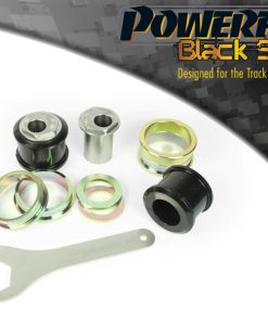Silentblocs avant de bras de suspension avant "Black Series" (carrossage réglable POWERFLEX – Renault Megane (III) RS 2.0T – PFF60-701GBLK
