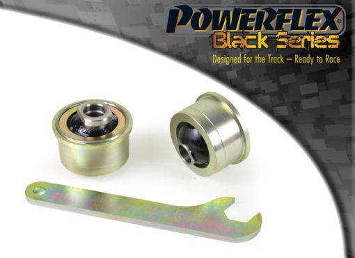 Silentblocs excentriques anti-lift de bras de suspension avant "Black Series" (paire) POWERFLEX – Subaru Impreza / XV – PFF69-502GBLK