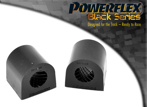 Silentblocs de barre anti-roulis Ø19 mm "Black Series" (paire) POWERFLEX – PFF80-1103-19BLK