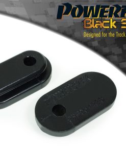 Silenblocs inférieurs de radiateur "Black Series" (paire) POWERFLEX – Opel Astra / Zafira / Meriva – PFF80-1330BLK