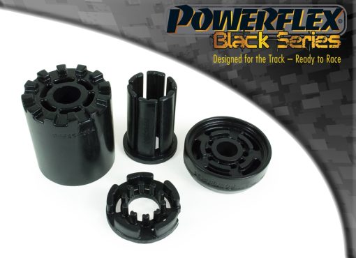 Silentblocs et inserts de support moteur inférieur avant "Black Series" POWERFLEX – Seat Ibiza (II 6K) Cupra 1.8 T 156 ch – PFF85-280BLK