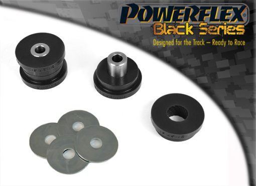 Silentblocs supérieurs d'amortisseurs arrière "Black Series" (paire) POWERFLEX – Fiat 500 / 595 / 695 – PFR16-515BLK
