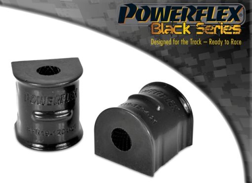 Silentblocs de barre anti-roulis Ø18 mm "Black Series" (paire) POWERFLEX – PFR19-1204-18BLK