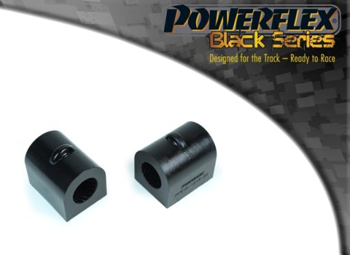 Silentblocs de barre anti-roulis Ø22 mm "Black Series" (paire) POWERFLEX – Ford Focus (II) RS 2.5T – PFR19-1215-22BLK