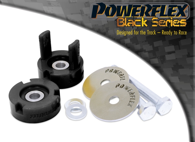 Inserts de silentblocs arrière de différentiel arrière "Black Series" (paire) POWERFLEX – Ford Mustang (VI) – PFR19-1731BLK