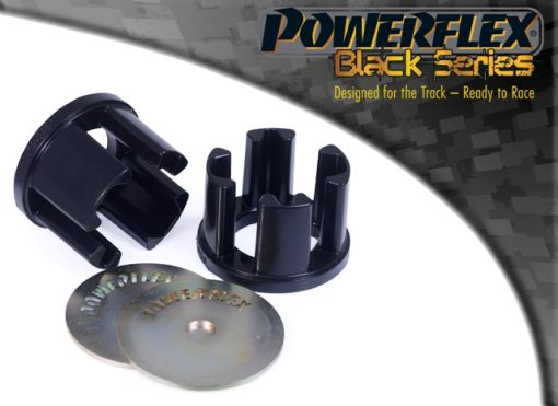 Inserts de silentblocs arrière de différentiel arrière "Black Series" (paire) POWERFLEX – Ford Focus (III) RS 2.3T Ecoboost 350 ch – PFR19-1831BLK