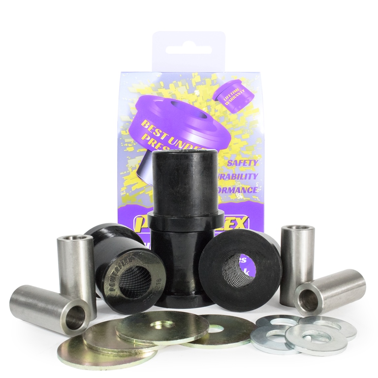 Silentblocs intérieurs de bras de suspension arrière supérieurs en acier coulé (4 pcs) POWERFLEX – Audi A4 / S4 / RS4 – PFR3-216