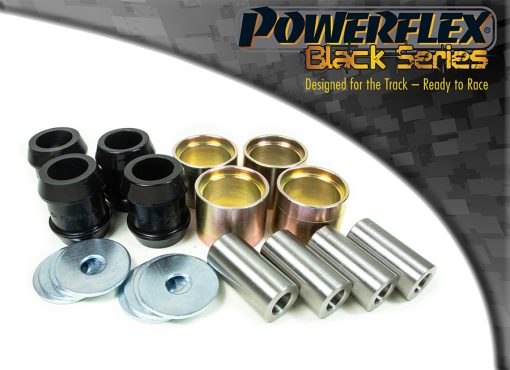 Silentblocs entre fusées arrière et bras supérieurs/inférieurs "Black Series" (4 pcs) POWERFLEX – Fiat 124 Spider / Mazda MX-5 – PFR36-613BLK