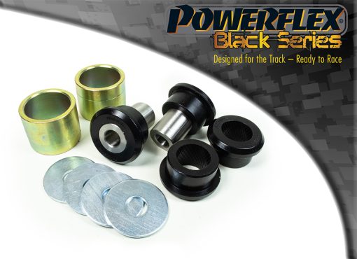 Silentblocs entre fusées arrière et bras supérieurs "Black Series" (paire) POWERFLEX – Fiat 124 Spider / Mazda MX-5 – PFR36-614BLK