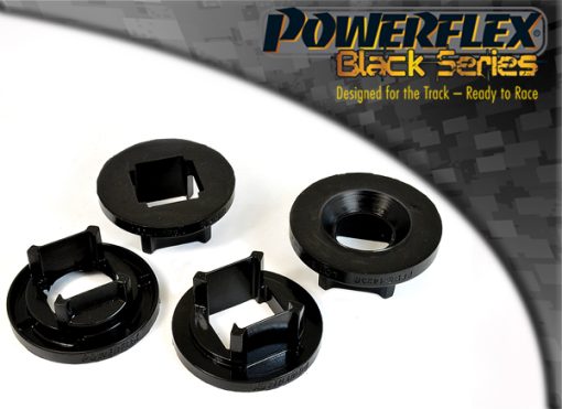 Inserts de silentblocs avant de berceau arrière "Black Series" (paire) POWERFLEX – BMW X5 / X5 M / X6 / X6 M – PFR5-1421BLK