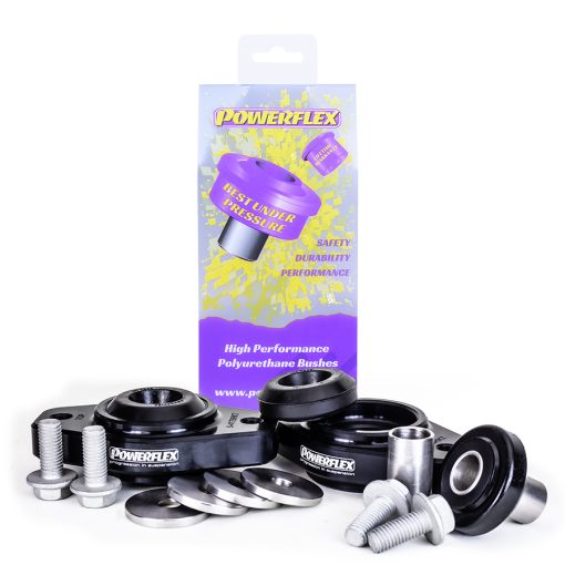 Silentblocs inférieurs d'amortisseurs arrière et support (paire) POWERFLEX – BMW Série 3 / Série 1 / X1 – PFR5-417